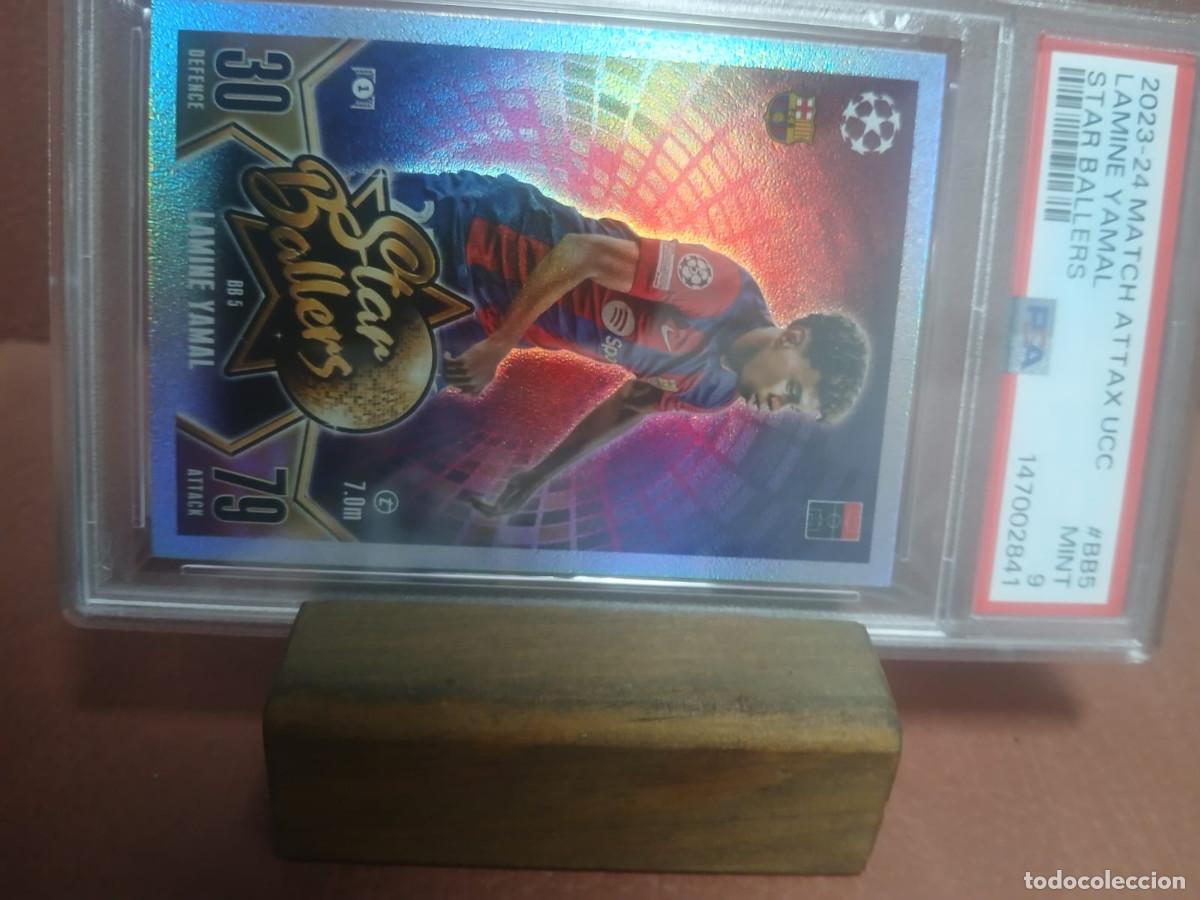Cromos de F&uacute;tbol: LAMINE YAMAL ROOKIE 2023. 2023-24 Match Attax ucl Lamine Yamal # BB5 Star Ballers