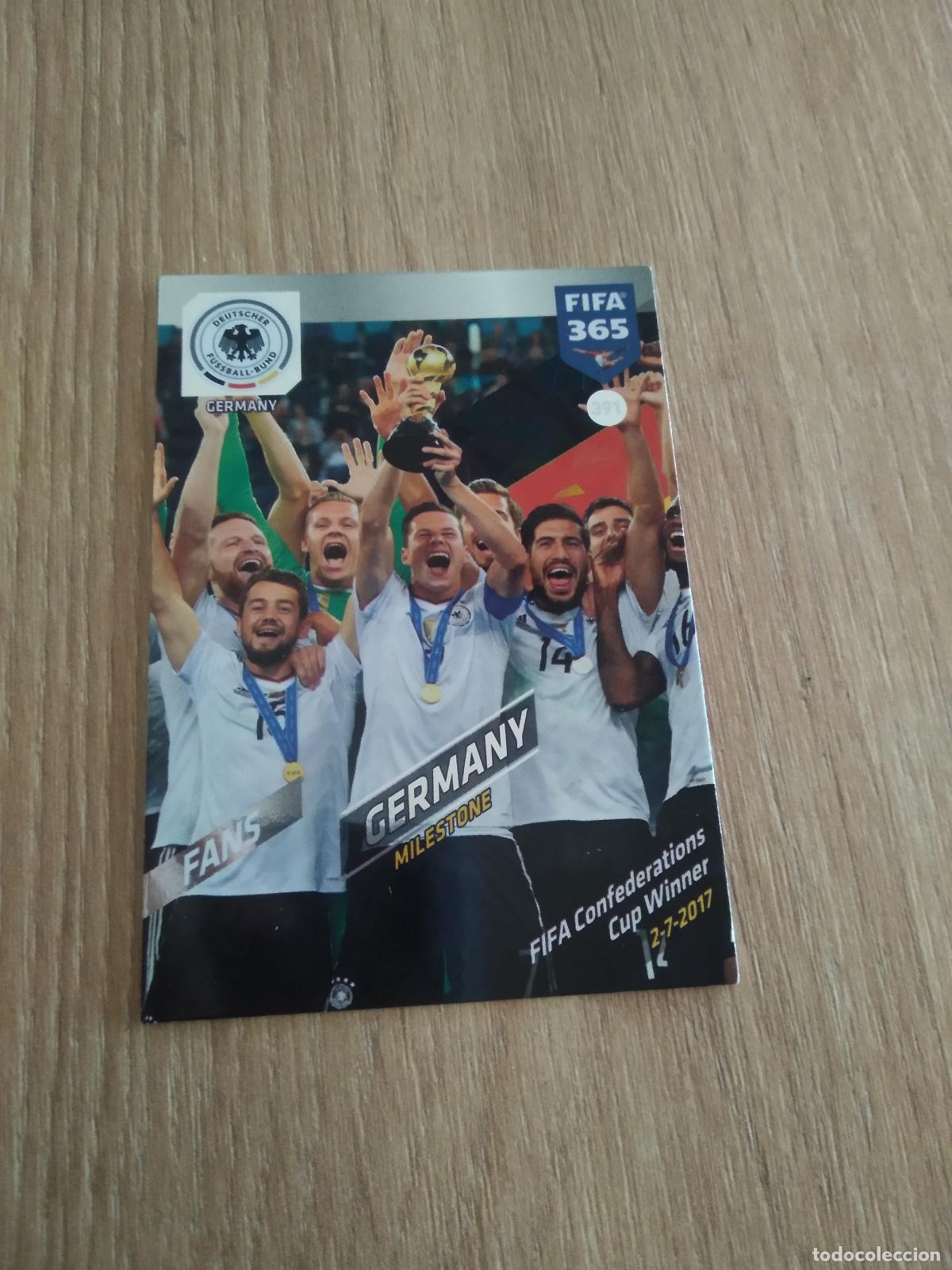 Cromos de F&uacute;tbol: 391 EQUIPO PLANTILLA FANS ALEMANIA CROMO FUTBOL PANINI ADRENALYN 17-18 FIFA 365 2017-2018