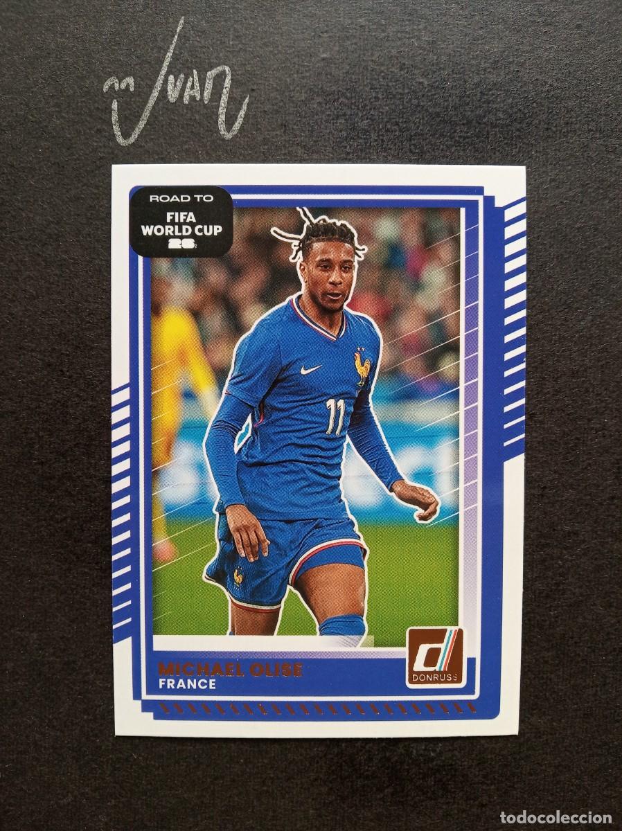 Cartes &agrave; collectionner de Football: N&ordm; 140 OLISE FRANCIA BAYER MUNICH ⚽ PANINI &reg; DONRUSS ROAD TO FIFA WORLD CUP 2026 2025 25 26 NUEVO