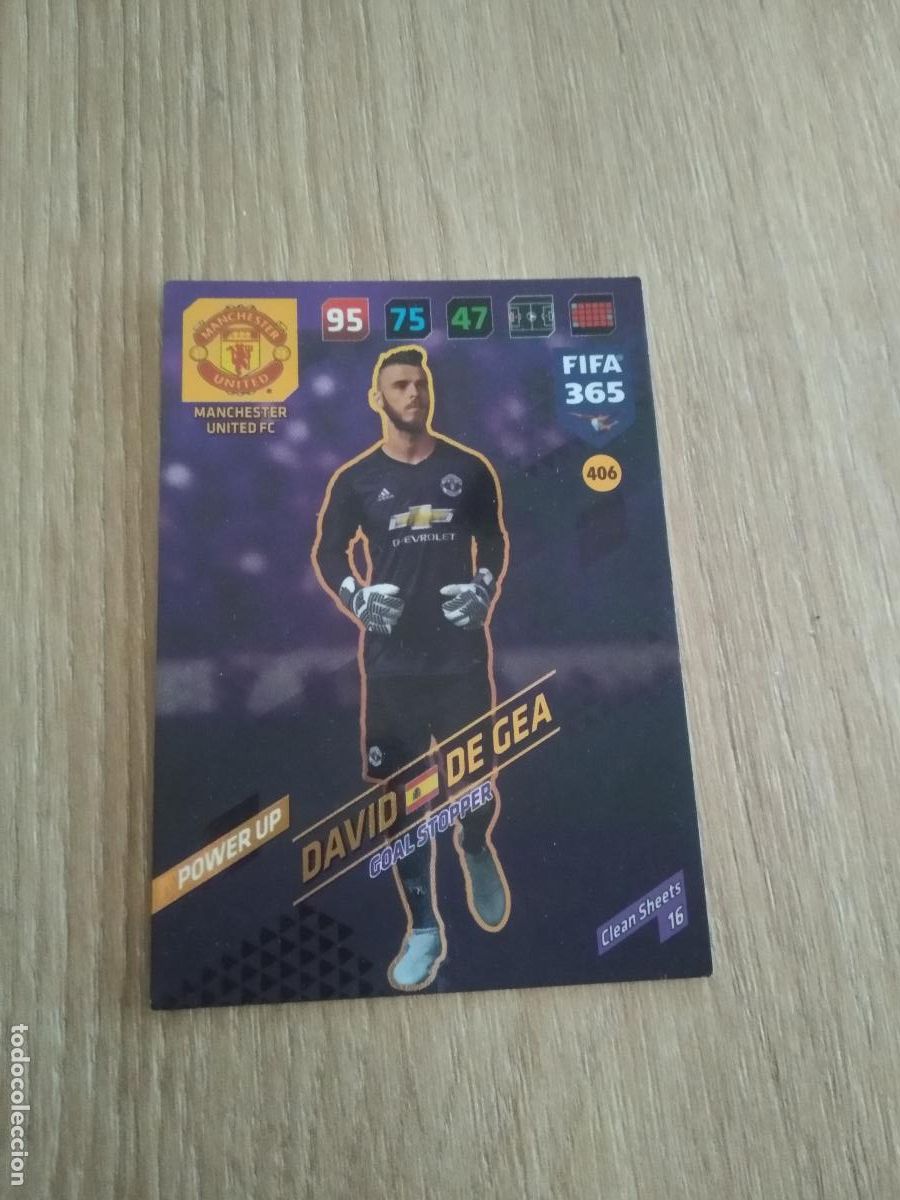 Cromos de Futebol: 406 DE GEA MANCHESTER UNITED CROMO FUTBOL PANINI ADRENALYN 17-18 FIFA 365 2017-2018