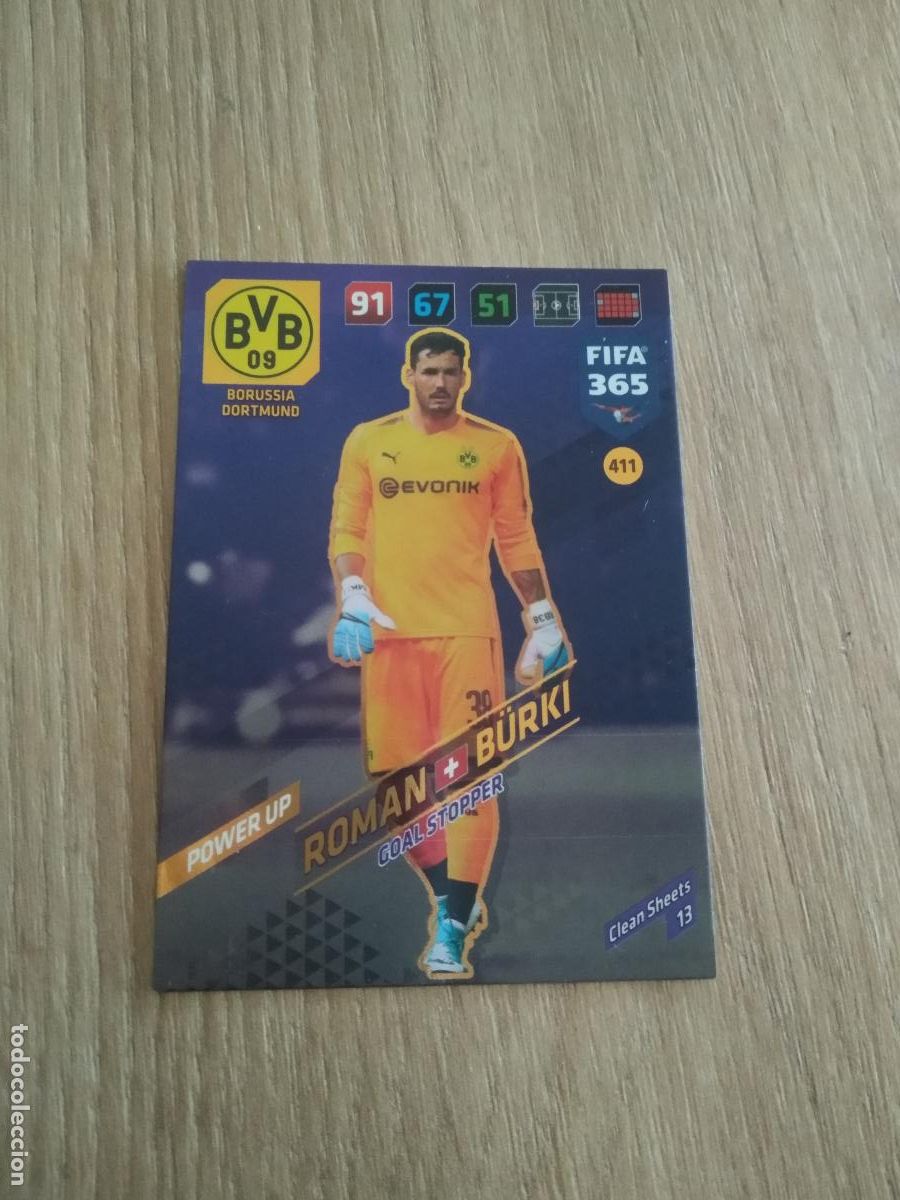 Cromos de Futebol: 411 BURKI BORUSSIA DORTMUND CROMO FUTBOL PANINI ADRENALYN 17-18 FIFA 365 2017-2018