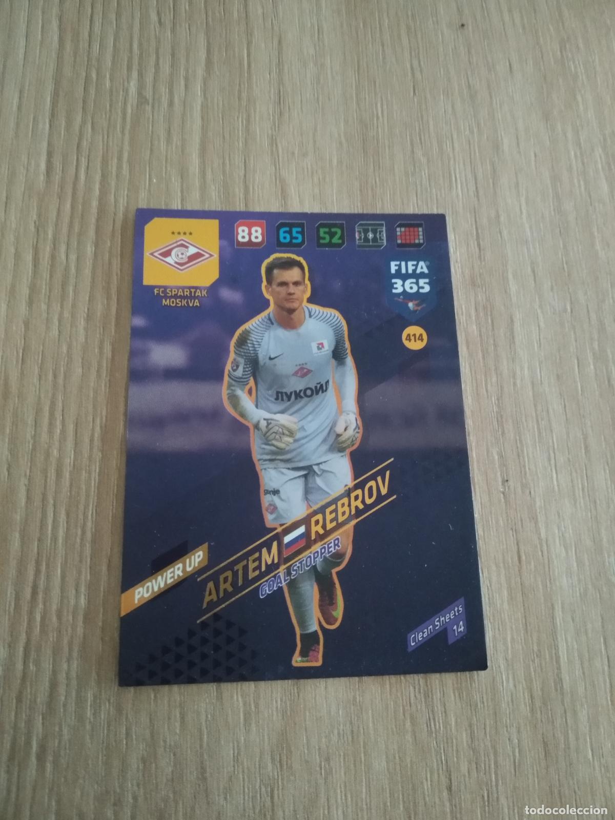Cromos de Futebol: 414 ARTEM REBROV SPARTAK MOSCU CROMO FUTBOL PANINI ADRENALYN 17-18 FIFA 365 2017-2018