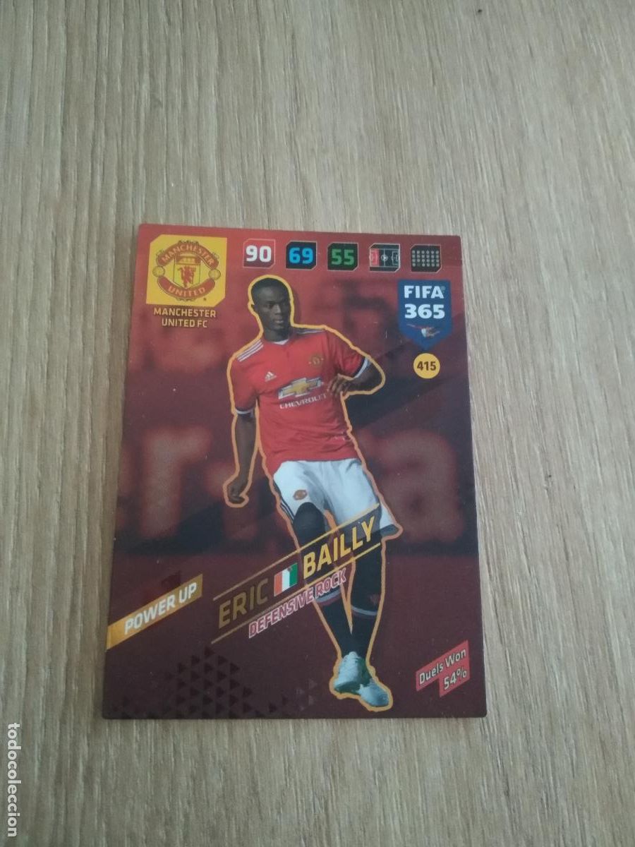 Cromos de Futebol: 415 ERIC BAILLY MANCHESTER UNITED CROMO FUTBOL PANINI ADRENALYN 17-18 FIFA 365 2017-2018