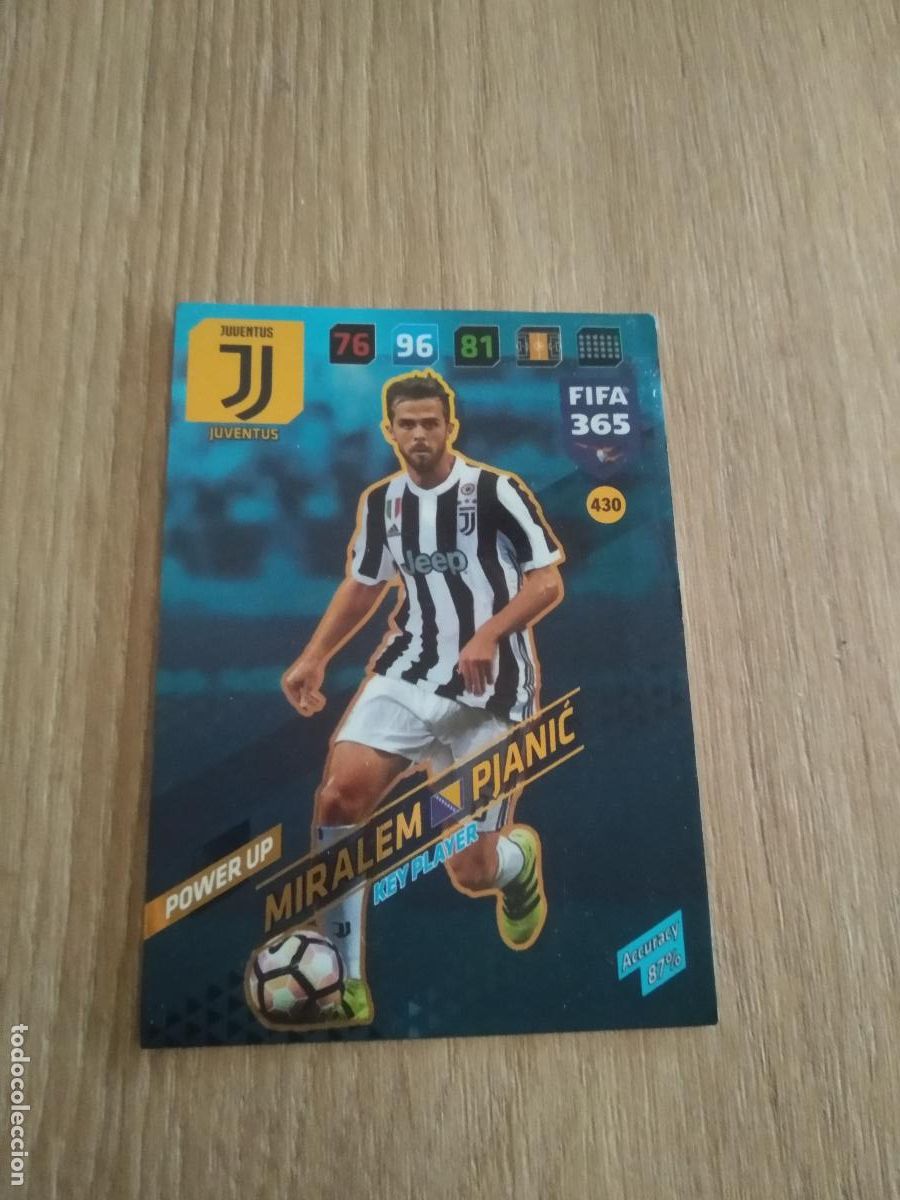 Cromos de F&uacute;tbol: 430 PJANIC JUVENTUS TURIN CROMO FUTBOL PANINI ADRENALYN 17-18 FIFA 365 2017-2018