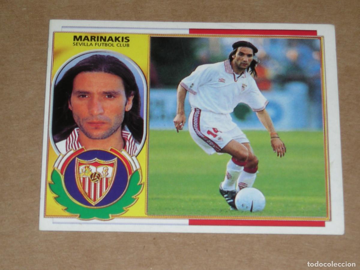 Cromos de F&uacute;tbol: SEVILLA FC LIGA 1996 1997 MARINAKIS (coloca) EDICIONES ESTE (leer descripcion de articulo)