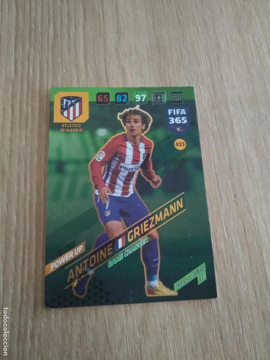 Cromos de F&uacute;tbol: 433 GRIEZMANN ATLETICO DE MADRID CROMO FUTBOL PANINI ADRENALYN 17-18 FIFA 365 2017-2018