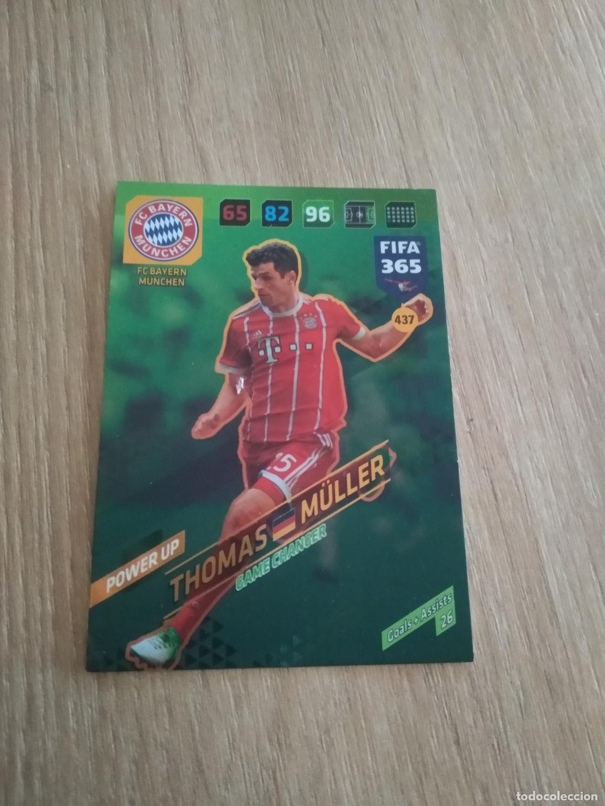 Cromos de F&uacute;tbol: 437 MULLER BAYERN MUNICH CROMO FUTBOL PANINI ADRENALYN 17-18 FIFA 365 2017-2018