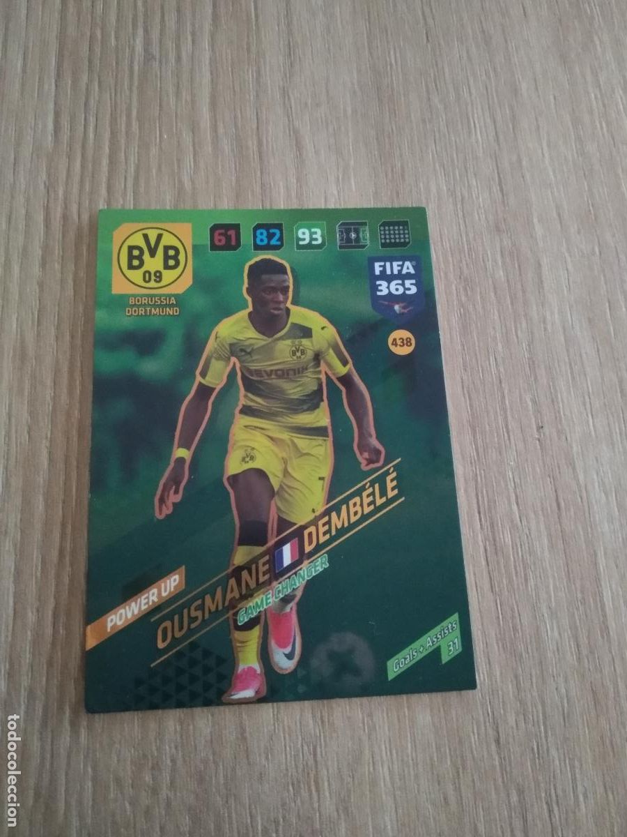 Cromos de F&uacute;tbol: 438 DEMBELE BORUSSIA DORTMUND CROMO FUTBOL PANINI ADRENALYN 17-18 FIFA 365 2017-2018