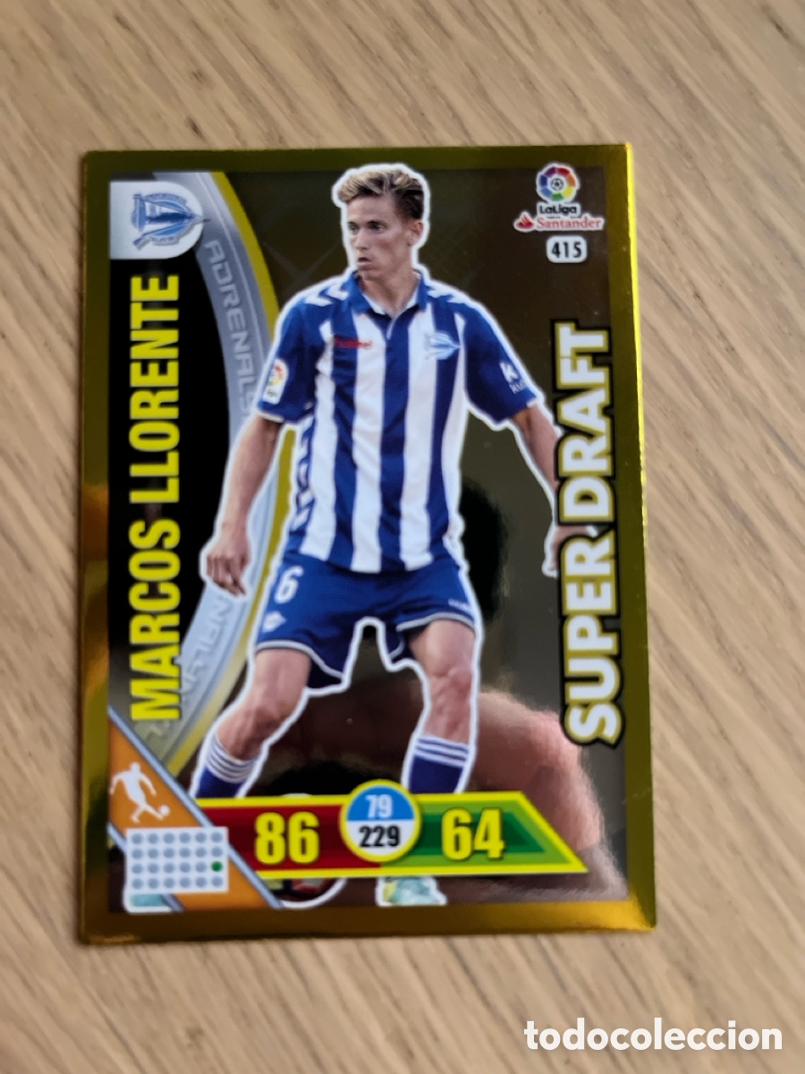 Cromos de F&uacute;tbol: Marcos Llorente Super Draft 415 Adrenalyn 2016-17