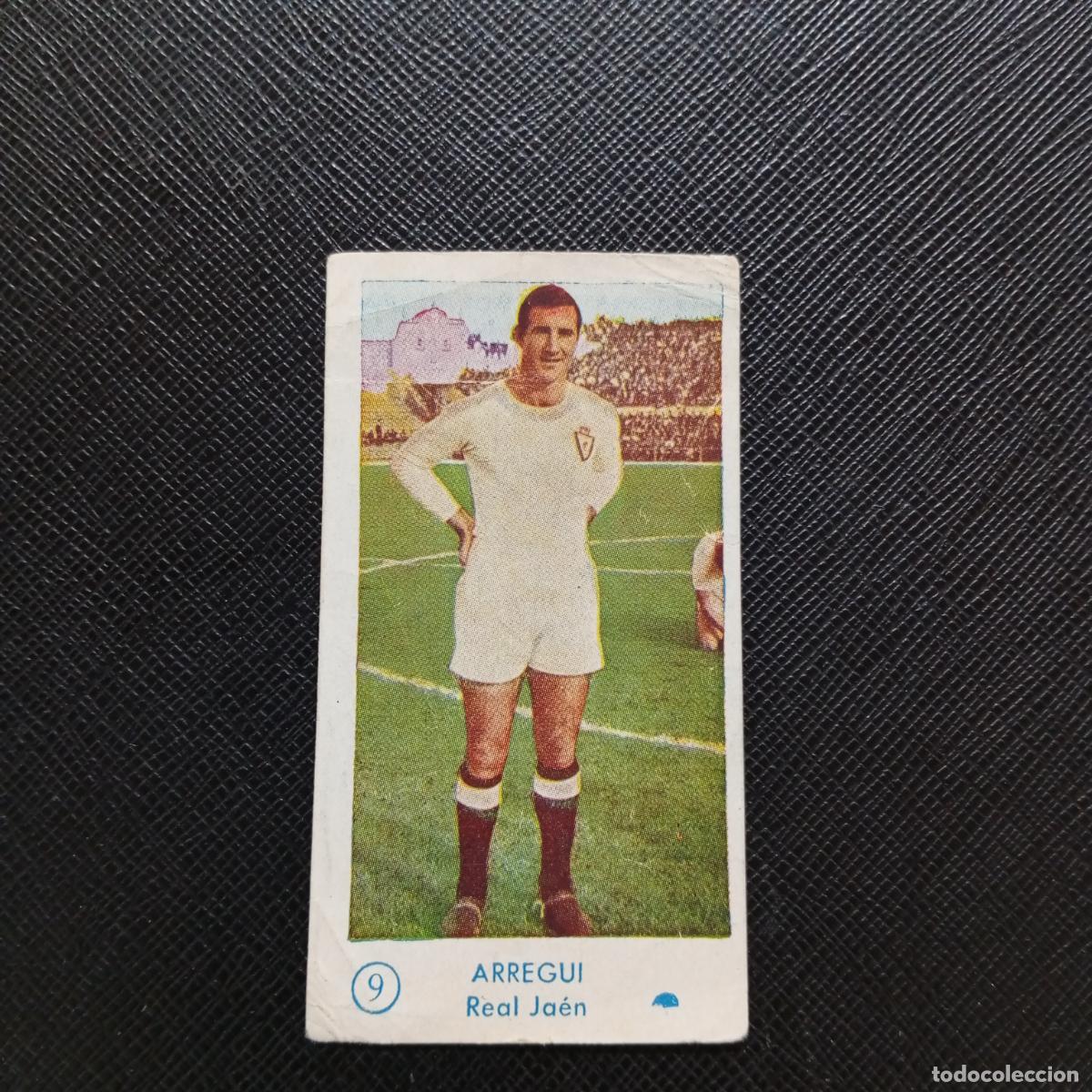 Cromos de F&uacute;tbol: 9 ARREGUI JAEN GRAFICAS BACHENDE 1958 1959 CROMO 58 59 FUTBOL - SIN PEGAR - A103 PG379