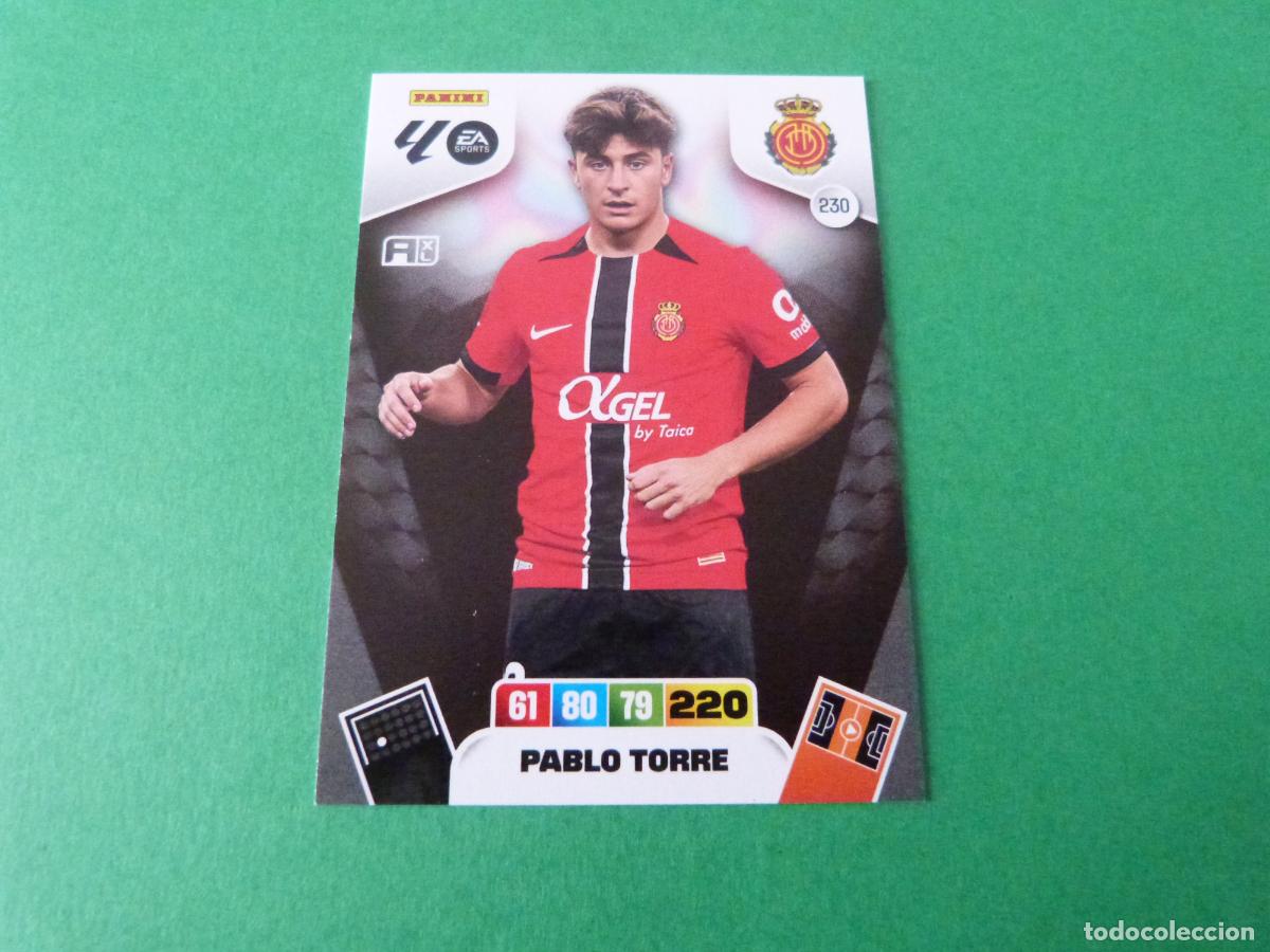 Cromos de F&uacute;tbol: TRADING CARD FUTBOL PABLO TORRE R.C.D.MALLORCA N&ordm; 230 LIGA ADRENALYN XL 2025-2026/25-26