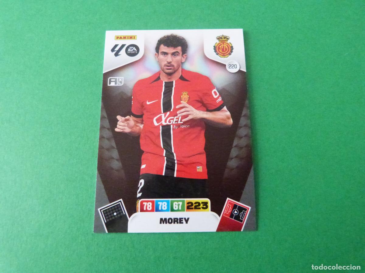 Cromos de F&uacute;tbol: TRADING CARD FUTBOL MOREY R.C.D.MALLORCA N&ordm; 220 LIGA ADRENALYN XL 2025-2026/25-26