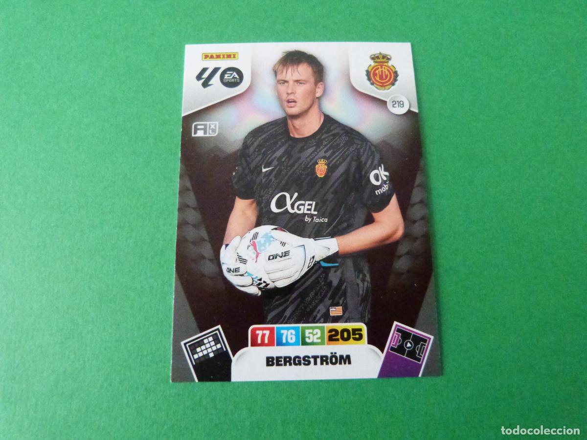 Cromos de F&uacute;tbol: TRADING CARD FUTBOL BERGSTROM R.C.D.MALLORCA N&ordm; 219 LIGA ADRENALYN XL 2025-2026/25-26