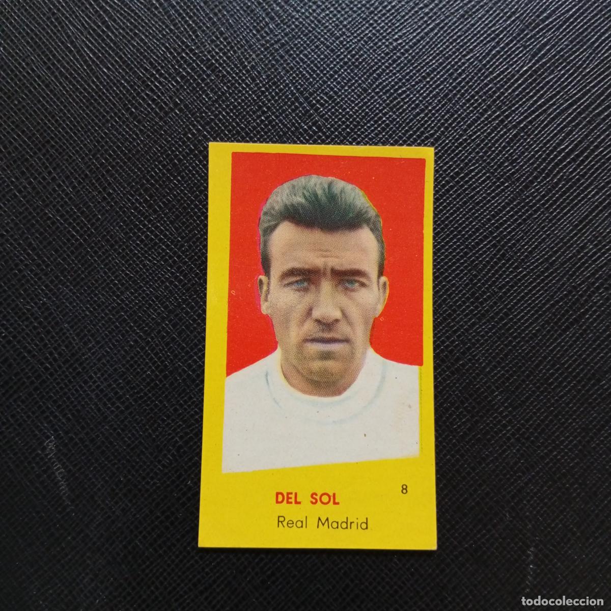 Cromos de F&uacute;tbol: 8 SOL REAL MADRID BRUGUERA 1960 1961 CROMO FUTBOL 60 61 LIGA - SIN PEGAR - A103 PG388