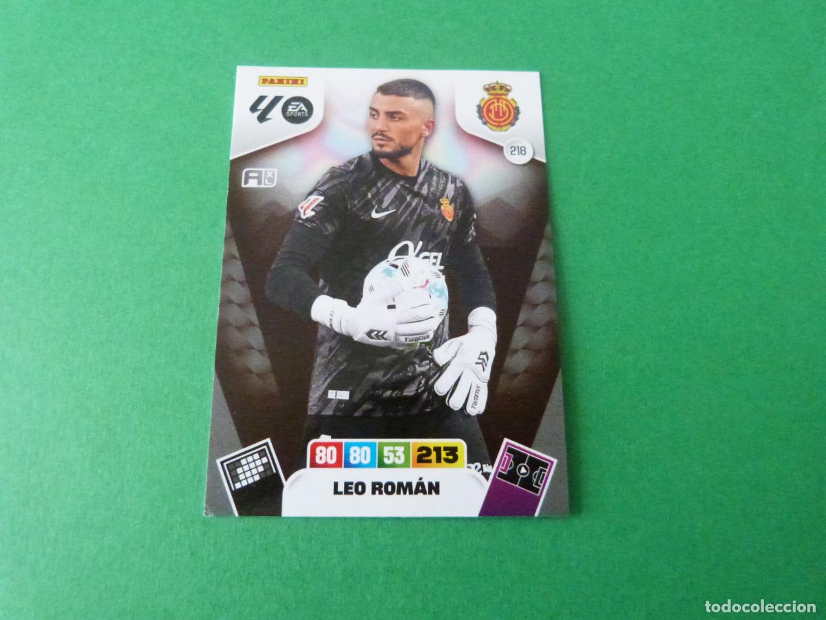 Cromos de F&uacute;tbol: TRADING CARD FUTBOL LEO ROMAN R.C.D.MALLORCA N&ordm; 218 LIGA ADRENALYN XL 2025-2026/25-26