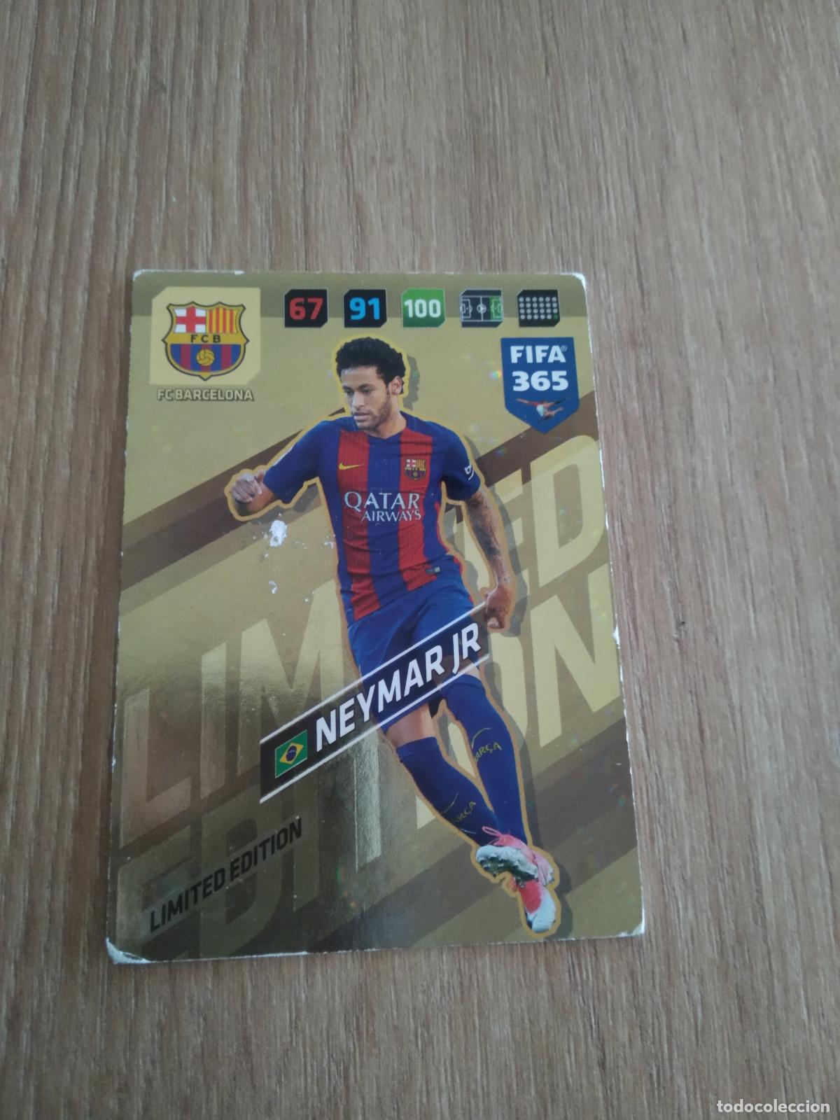 Cromos de F&uacute;tbol: NEYMAR BARCELONA BAR&Ccedil;A EDICION LIMITADA CROMO FUTBOL PANINI ADRENALYN 17-18 FIFA 365 2017-2018