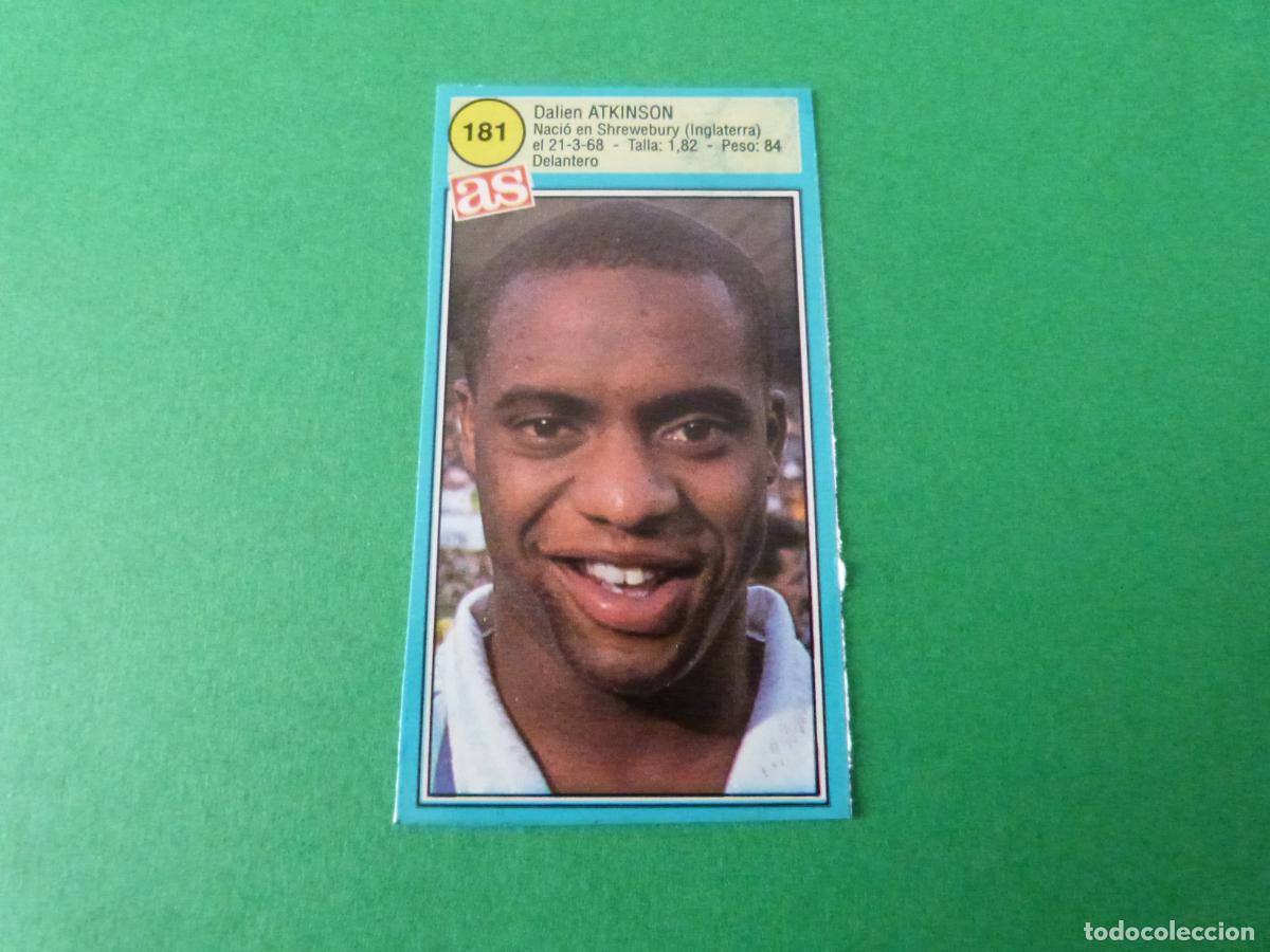Cromos de F&uacute;tbol: CROMO FUTBOL ATKINSON REAL SOCIEDAD RECORTADO N&ordm; 181 ASES DE LA LIGA 1990-1991/90-91 DIARIO AS