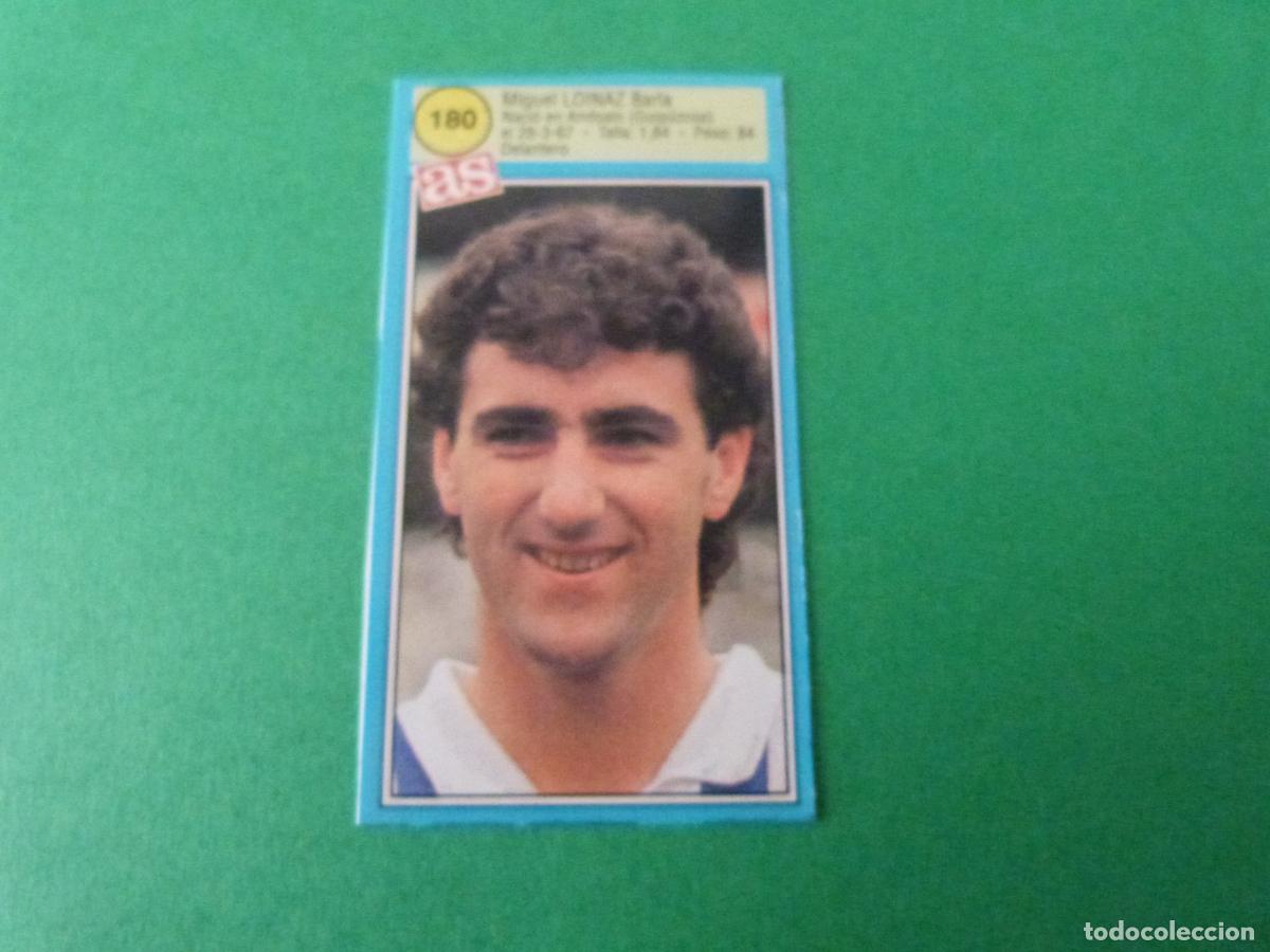 Cromos de F&uacute;tbol: CROMO FUTBOL LOINAZ REAL SOCIEDAD RECORTADO N&ordm; 180 ASES DE LA LIGA 1990-1991/90-91 DIARIO AS