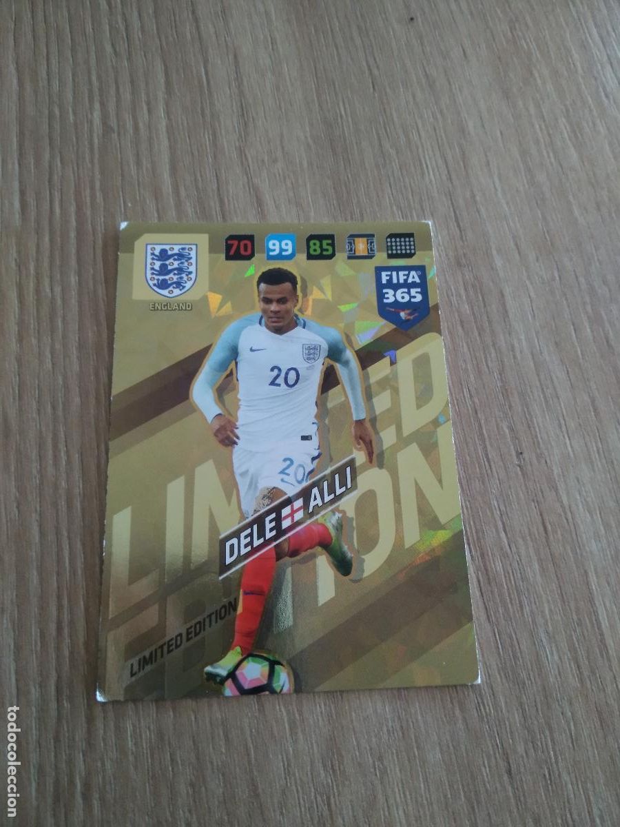 Cromos de F&uacute;tbol: DELE ALLI INGLATERRA EDICION LIMITADA CROMO FUTBOL PANINI ADRENALYN 17-18 FIFA 365 2017-2018