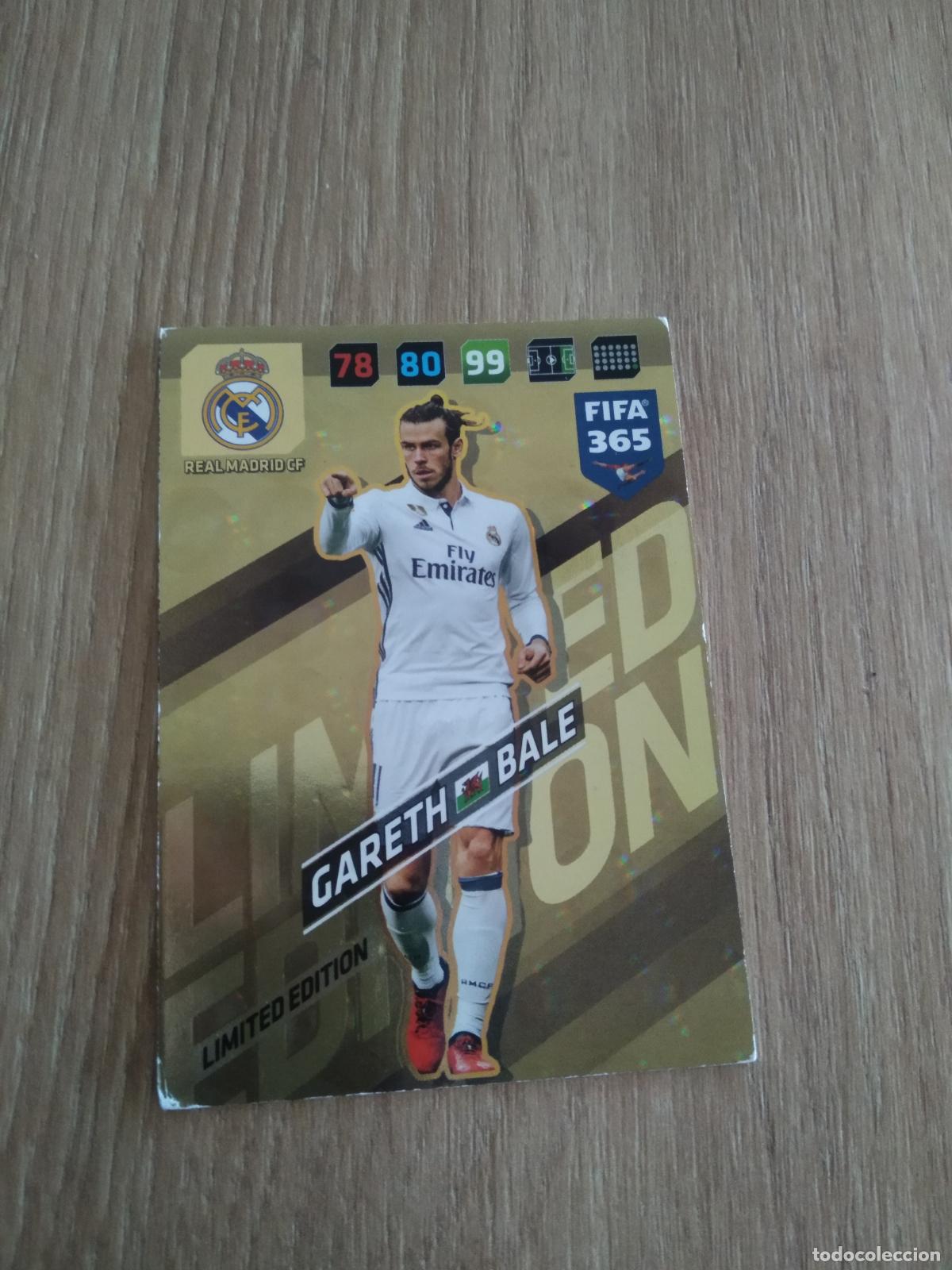 Cromos de F&uacute;tbol: BALE REAL MADRID EDICION LIMITADA CROMO FUTBOL PANINI ADRENALYN 17-18 FIFA 365 2017-2018