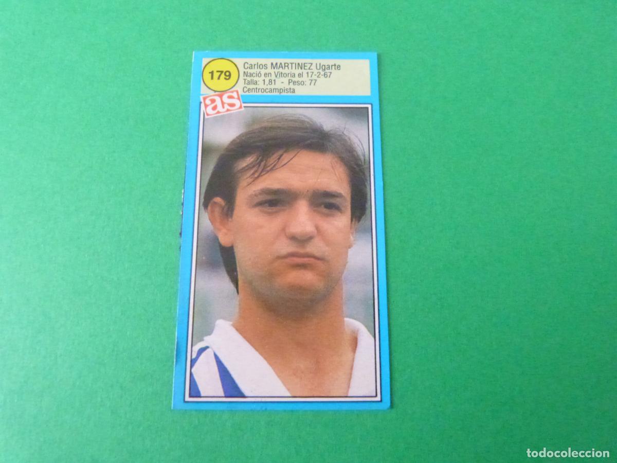 Cromos de F&uacute;tbol: CROMO FUTBOL MARTINEZ REAL SOCIEDAD RECORTADO N&ordm; 179 ASES DE LA LIGA 1990-1991/90-91 DIARIO AS
