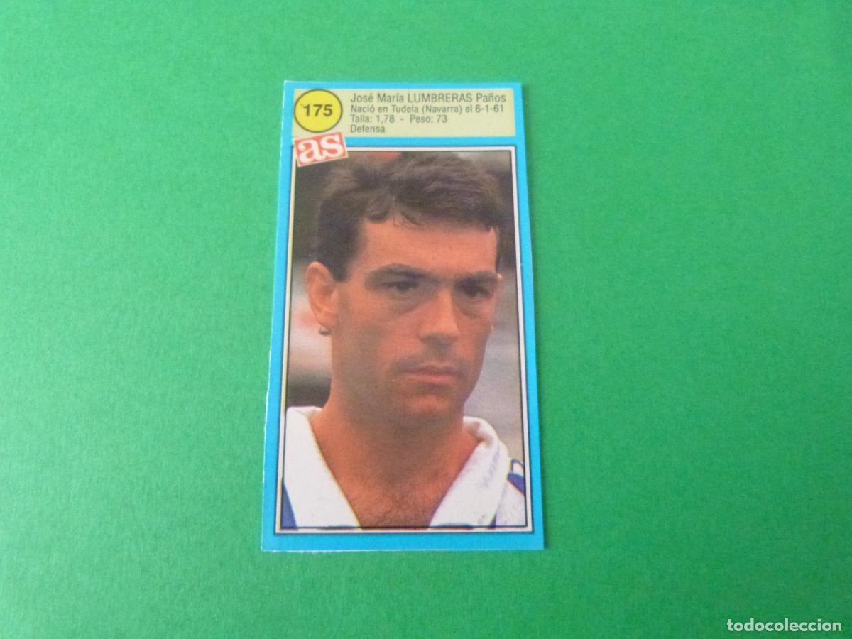 Cromos de F&uacute;tbol: CROMO FUTBOL LUMBRERAS REAL SOCIEDAD RECORTADO N&ordm; 175 ASES DE LA LIGA 1990-1991/90-91 DIARIO AS