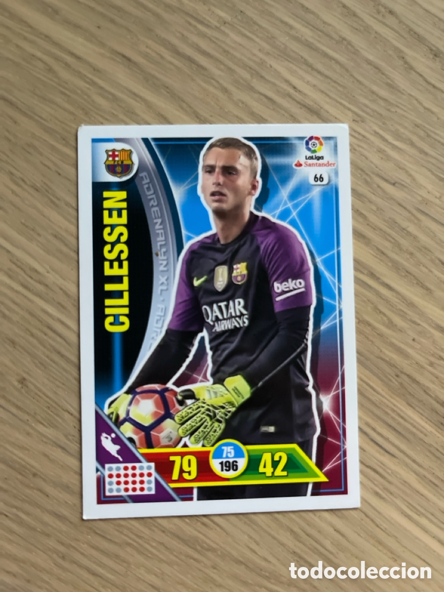 Cromos de F&uacute;tbol: 66 CILLESSEN - BARCELONA - ADRENALYN XL 2016-17
