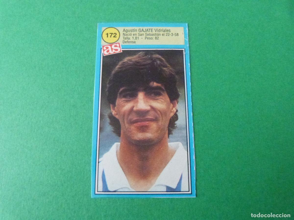 Cromos de F&uacute;tbol: CROMO FUTBOL GAJATE REAL SOCIEDAD RECORTADO N&ordm; 172 ASES DE LA LIGA 1990-1991/90-91 DIARIO AS