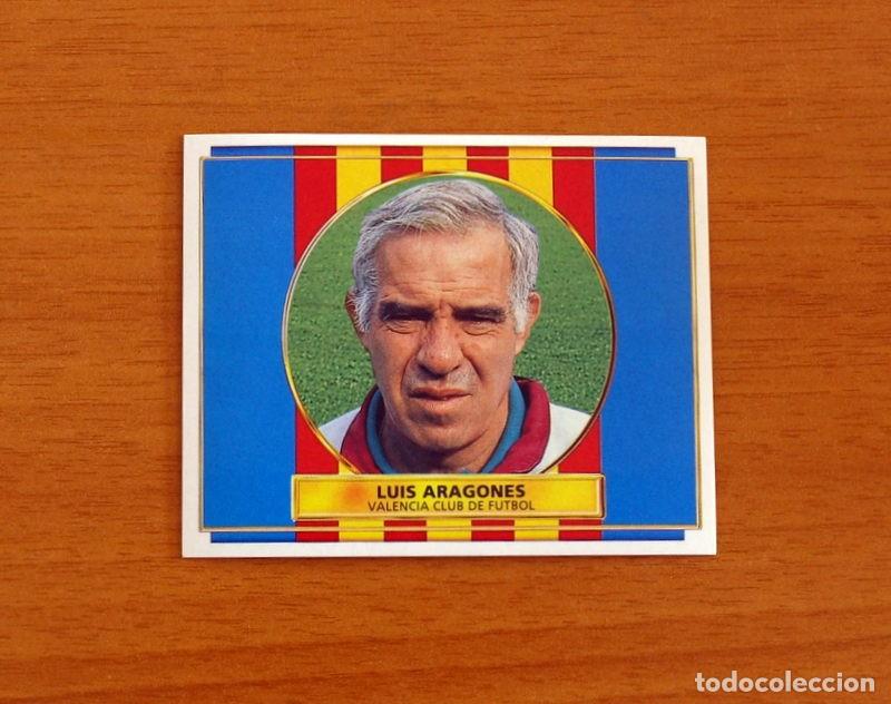 Cromos de F&uacute;tbol: Valencia - Luis Aragon&eacute;s Entrenador - Ediciones Este Liga 1996-1997, 96-97 - Nunca pegado