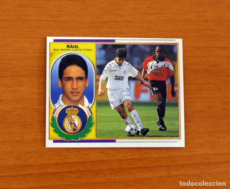 Cromos de F&uacute;tbol: Real Madrid - Ra&uacute;l - Ediciones Este Liga 1996-1997, 96-97 - Nunca Pegado