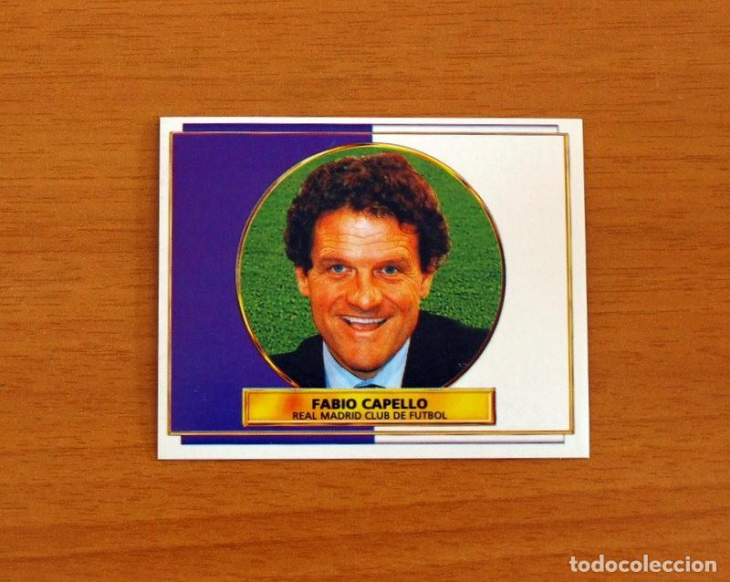 Cromos de F&uacute;tbol: Real Madrid - Fabio Capello - Ediciones Este Liga 1996-1997, 96-97 - Nunca Pegado