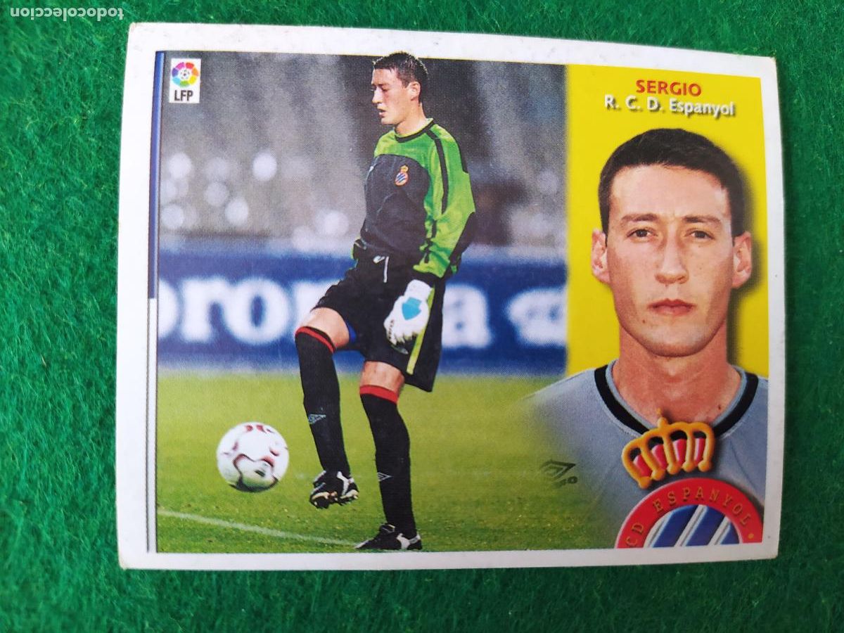 Cromos de F&uacute;tbol: LIGA ESTE 2002 2003 02/03 SIN PEGAR COLOCA SERGIO ESPANYOL