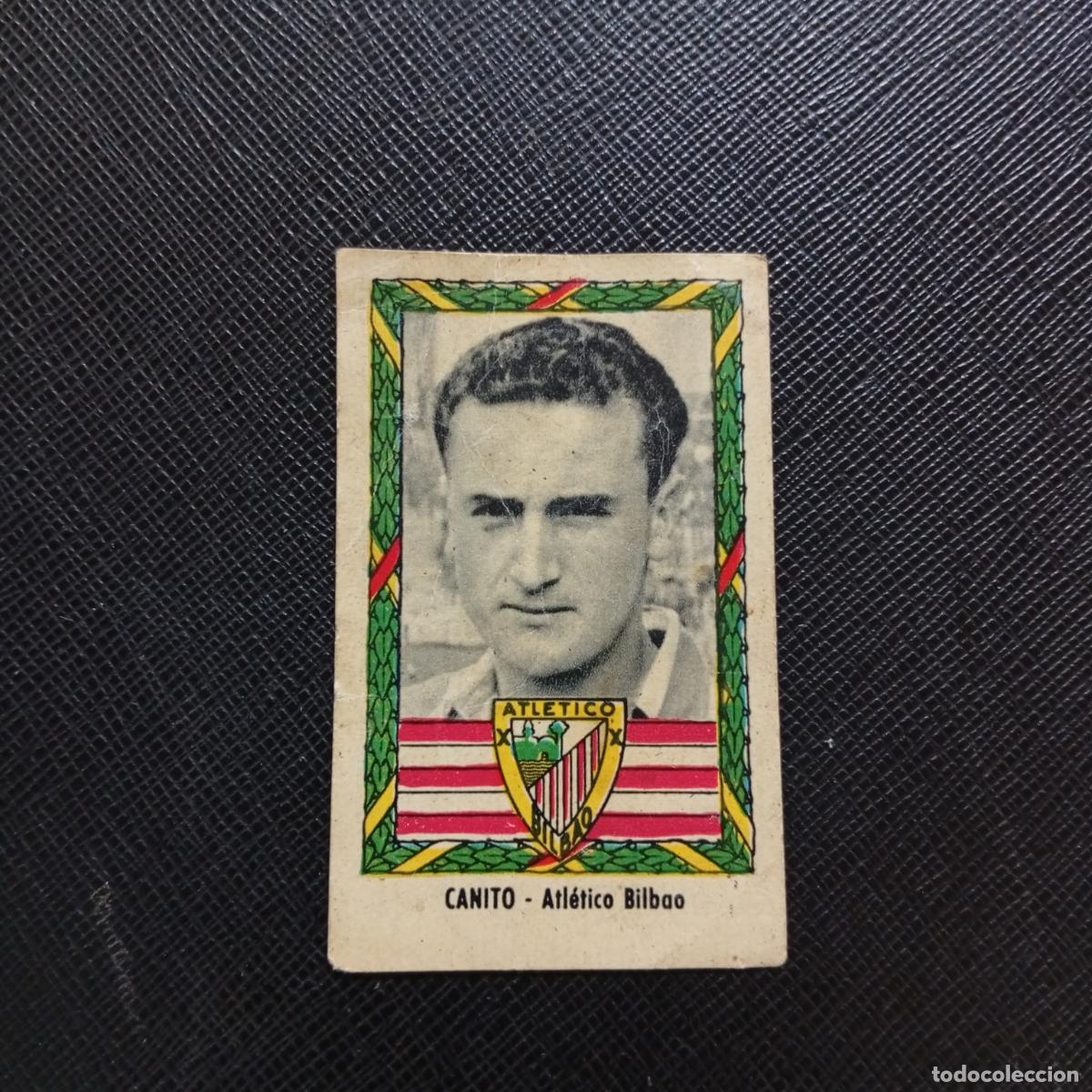 Cromos de F&uacute;tbol: CANITO BILBAO RUIZ ROMERO 1953 1954 CROMO FUTBOL 53 54 LIGA - SIN PEGAR - A103 PG397