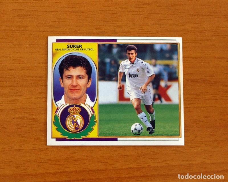 Cromos de F&uacute;tbol: Real Madrid - Suker - Versi&oacute;n - Ediciones Este Liga 1996-1997, 96-97 - Nunca Pegado