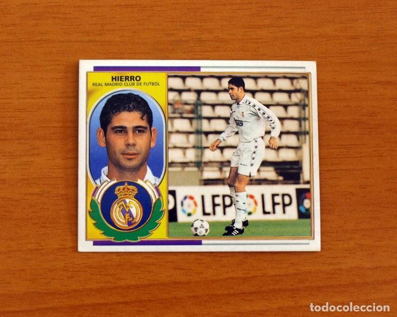 Cromos de F&uacute;tbol: Real Madrid - Hierro - Ediciones Este Liga 1996-1997, 96-97 - Nunca Pegado