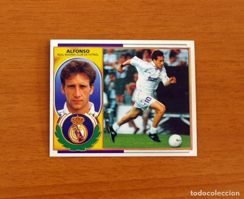 Cromos de F&uacute;tbol: Real Madrid - Alfonso - Baja - Versi&oacute;n - Ediciones Este Liga 1996-1997, 96-97 - Nunca Pegado