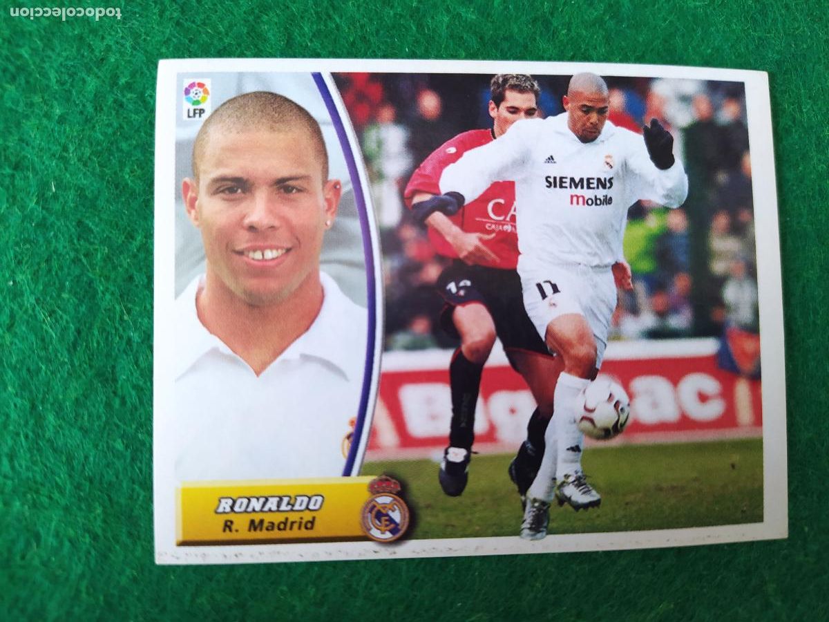 Cromos de F&uacute;tbol: LIGA ESTE 2003 2004 03/04 SIN PEGAR RONALDO REAL MADRID