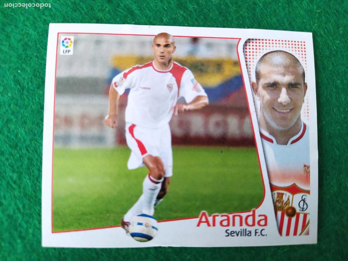 Cromos de F&uacute;tbol: LIGA ESTE 2004 2005 04/05 SIN PEGAR ARANDA SEVILLA FC
