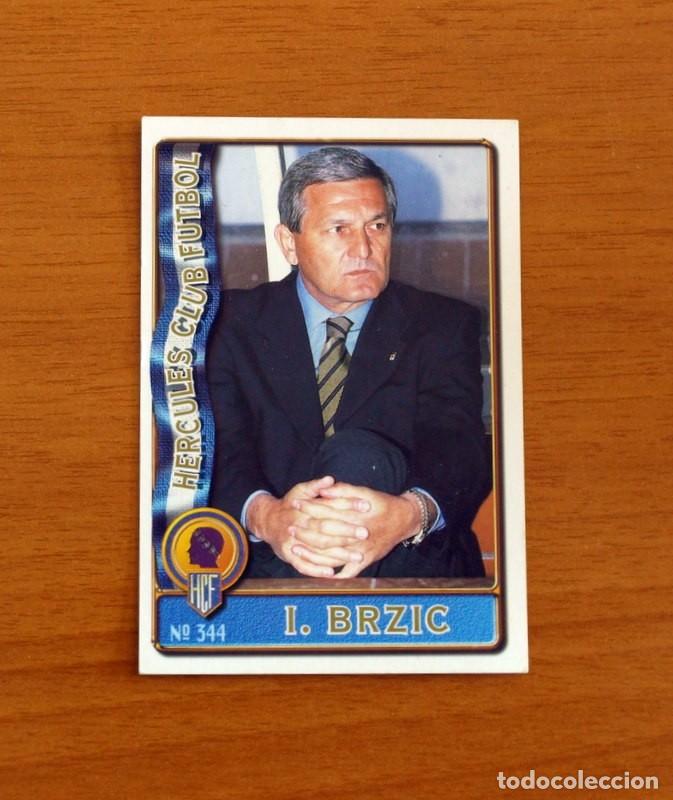 Fu&szlig;ball-Sticker: H&eacute;rcules -N&ordm; 344 Iv&aacute;n Brzic Entrenador -Mundicromo Las Fichas de la Liga de F&uacute;tbol 1996-1997-96-97