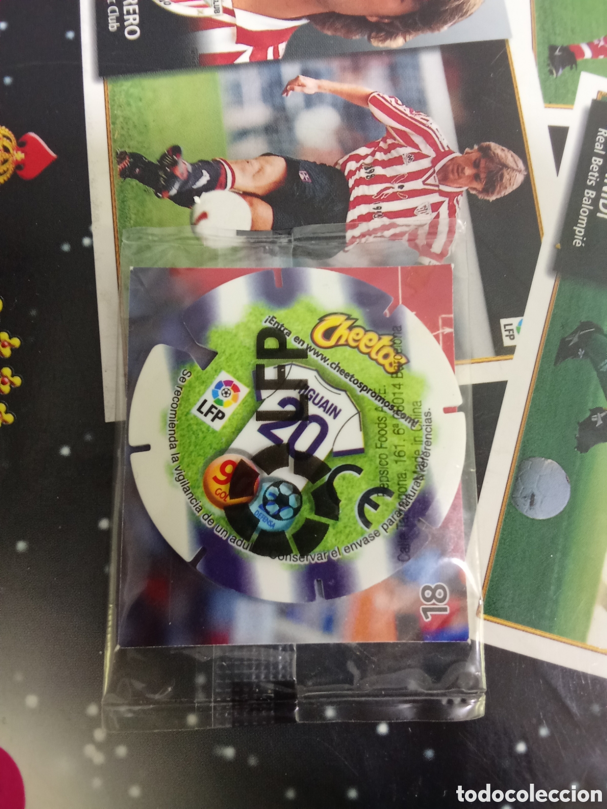 Fu&szlig;ball-Sticker: N&ordm; 23 GONZALO HIGUAIN REAL MADRID TAZO LIGA 2012-2013 MATULIGA 12-13 MATUTANO. NUEVO