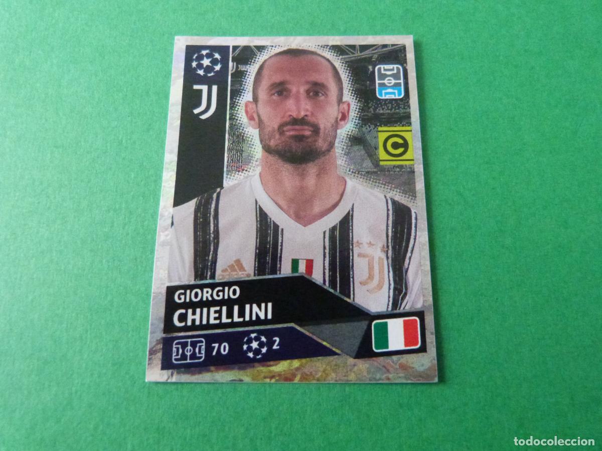 Cromos de F&uacute;tbol: CROMO FUTBOL CHIELLINI JUVENTUS SIN PEGAR N&ordm; 7 CHAMPIONS LEAGUE 2020-2021/20-21 TOPPS