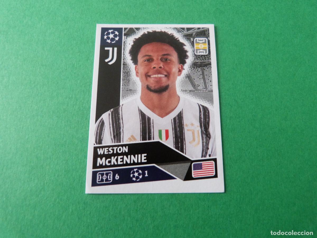 Cromos de F&uacute;tbol: CROMO FUTBOL MCKENNIE JUVENTUS SIN PEGAR N&ordm; 14 CHAMPIONS LEAGUE 2020-2021/20-21 TOPPS