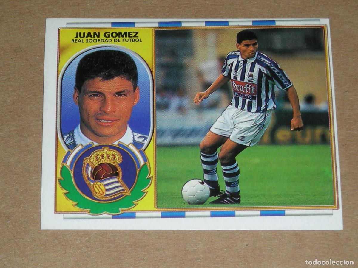 Cromos de F&uacute;tbol: REAL SOCIEDAD LIGA 1996 1997 JUAN GOMEZ (coloca) EDICIONES ESTE (leer descripcion de articulo)