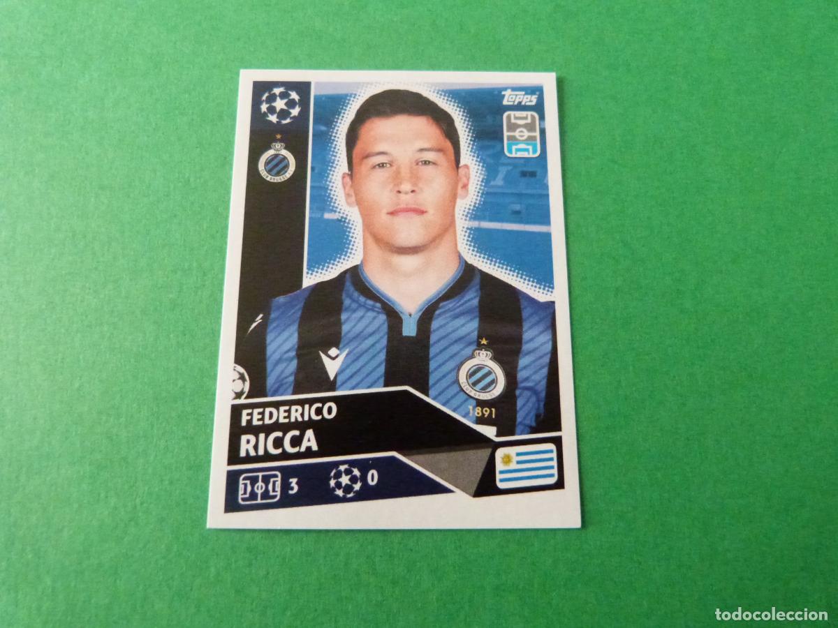 Cartes &agrave; collectionner de Football: CROMO FUTBOL RICCA CLUB BRUJAS SIN PEGAR N&ordm; 6 CHAMPIONS LEAGUE 2020-2021/20-21 TOPPS