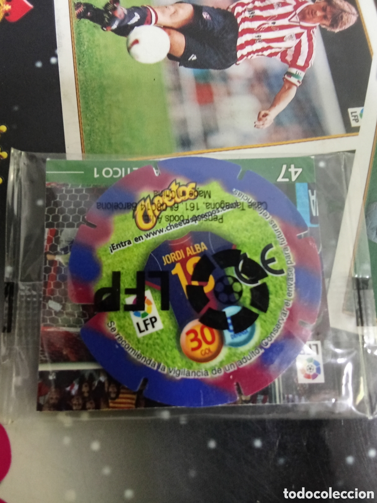 Cromos de Futebol: N&ordm; 9 JORDI ALBA BARCELONA TAZO LIGA 2012-2013 MATULIGA 12-13 MATUTANO. NUEVO
