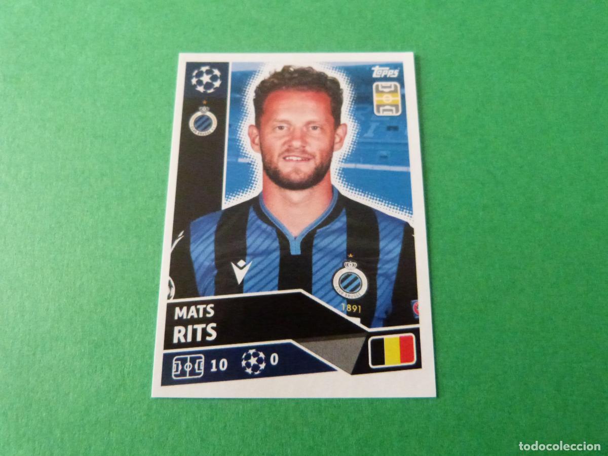 Cartes &agrave; collectionner de Football: CROMO FUTBOL RITS CLUB BRUJAS SIN PEGAR N&ordm; 9 CHAMPIONS LEAGUE 2020-2021/20-21 TOPPS