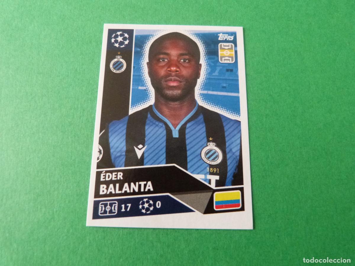Cartes &agrave; collectionner de Football: CROMO FUTBOL BALANTA CLUB BRUJAS SIN PEGAR N&ordm; 10 CHAMPIONS LEAGUE 2020-2021/20-21 TOPPS