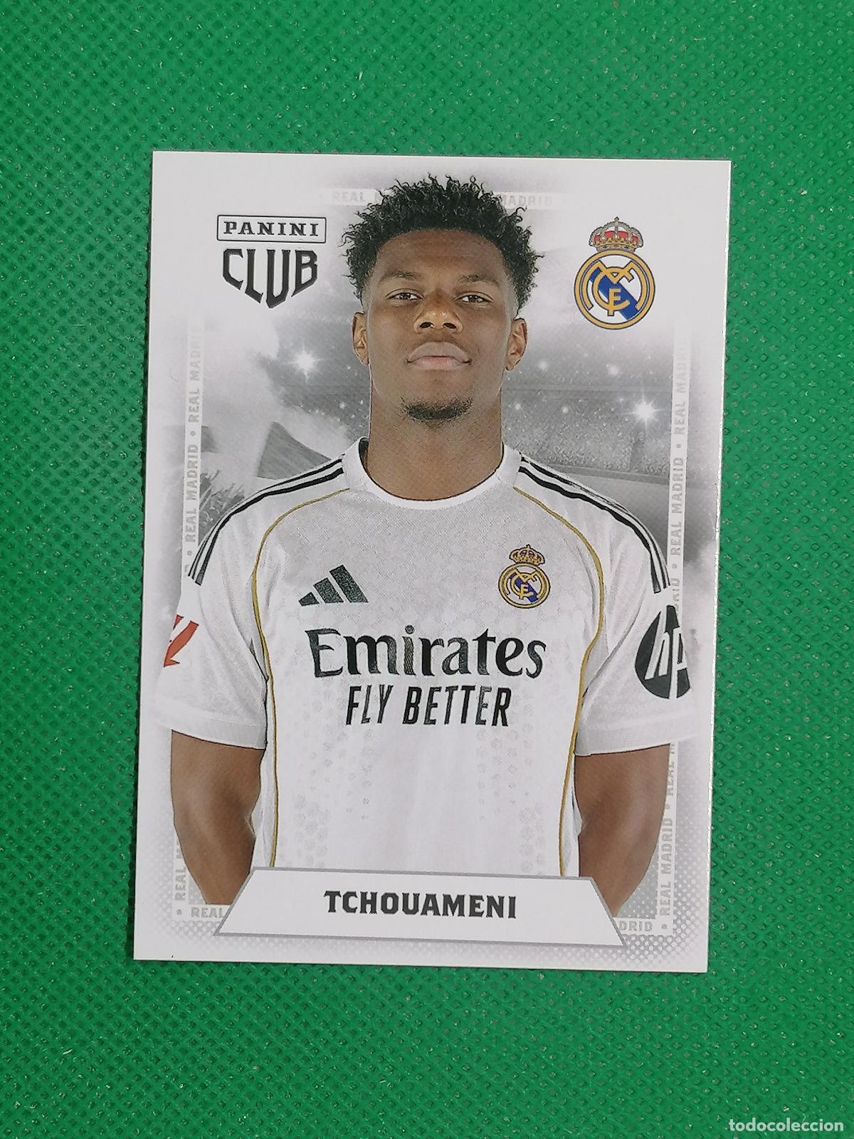 Cartes &agrave; collectionner de Football: 18 TCHOUAMENI BASE CARD ⚽ PANINI CLUB REAL MADRID CARD 25 26 2025 2026 ⚽