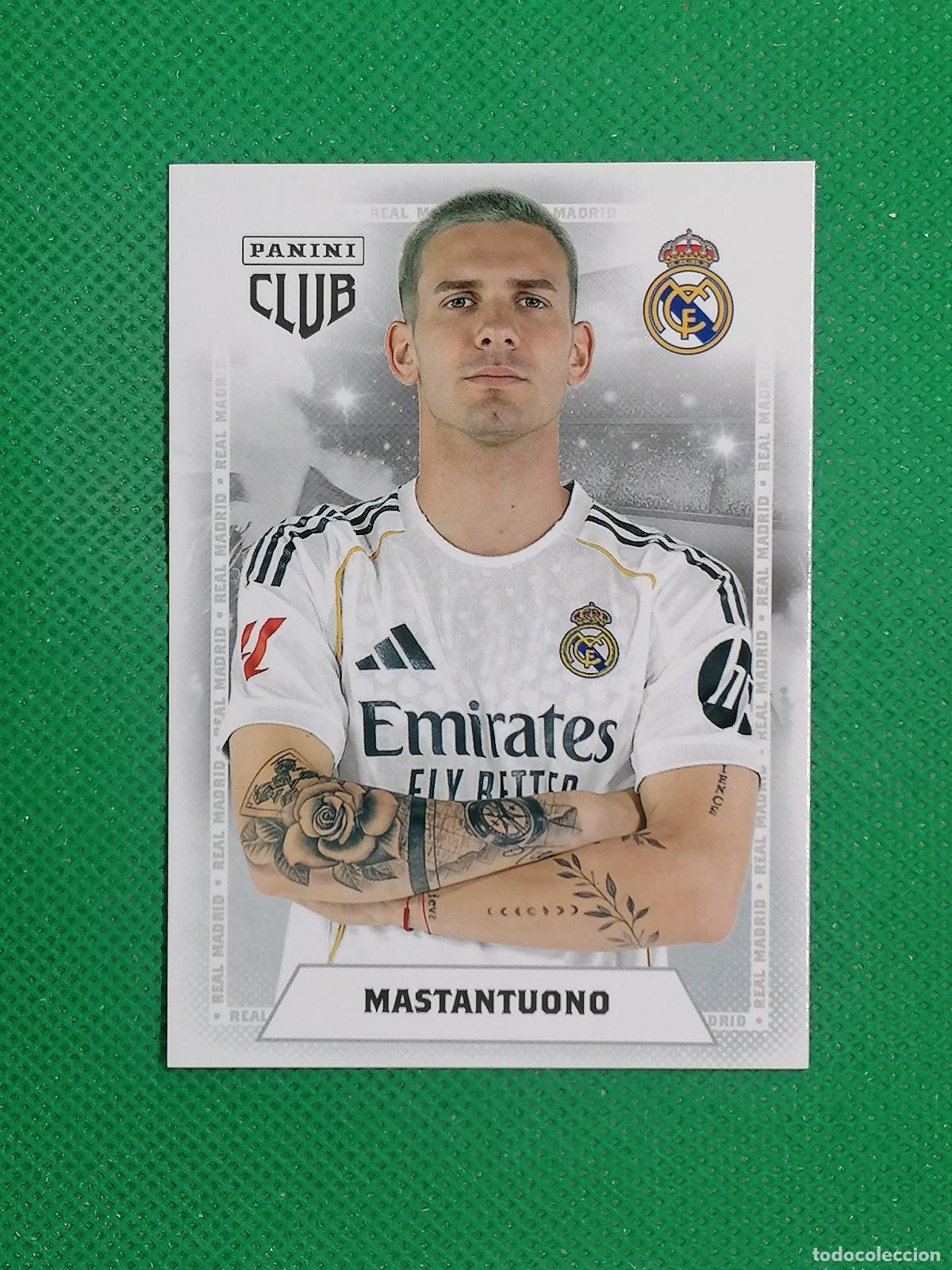 Cartes &agrave; collectionner de Football: 25 MASTANTUONO BASE CARD ⚽ PANINI CLUB REAL MADRID CARD 25 26 2025 2026 ⚽