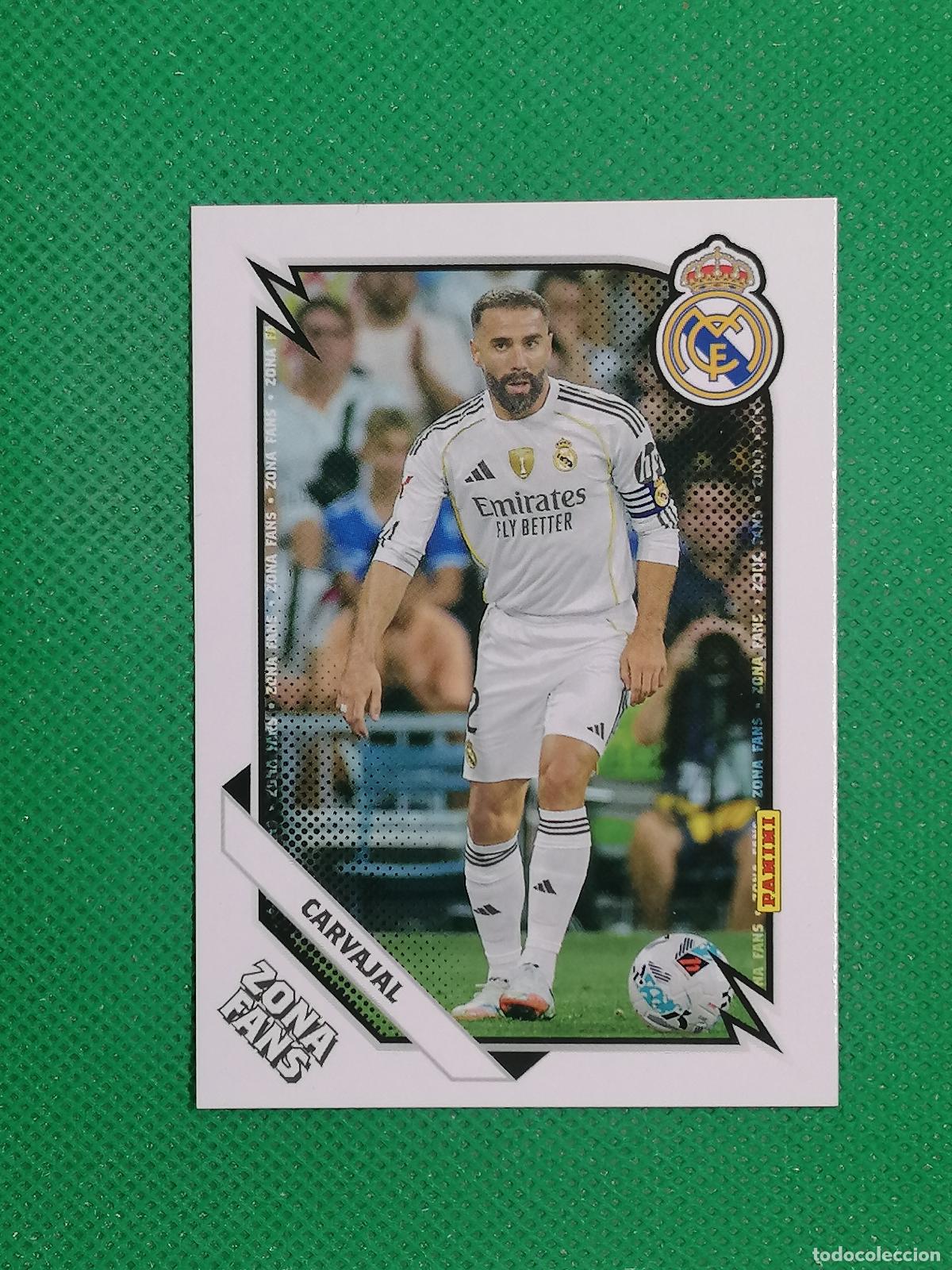 Cartes &agrave; collectionner de Football: 31 CARVAJAL ZONA FANS ⚽ PANINI CLUB REAL MADRID CARD 25 26 2025 2026 ⚽